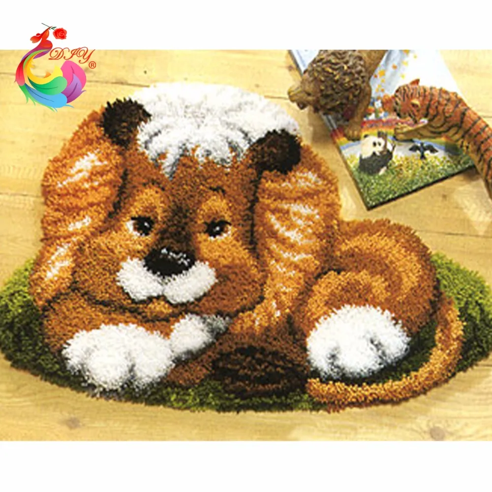 Buy Latch hook rug kits Cartoon Dog rugs and carpets
