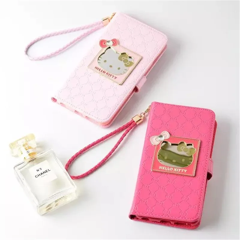 imágenes para Para el iphone 6 6 S 7 4.7 "espejo de Lujo hello Kitty PU de LA carpeta de cuero flip stent muchos caso ranura para tarjeta Para el iphone 6 6 S 7 plus 5.5' imágenes para Para el iphone 6 6 S 7 4.7 "espejo de Lujo hello Kitty PU de LA carpeta de cuero flip stent muchos caso ranura para tarjeta Para el iphone 6 6 S 7 plus 5.5'