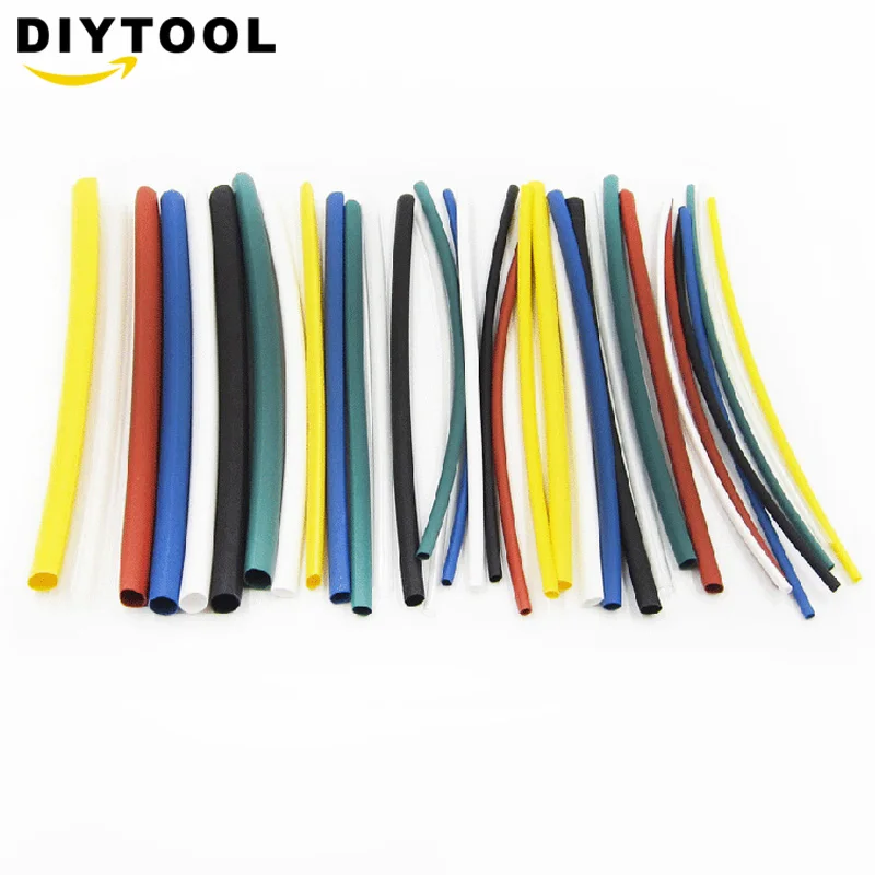 

130pcs set Polyolefin Heat Shrink Tube Heat Tubo Shrinkable Wire Cable Insulated Sleeving Tubing Electronic Part