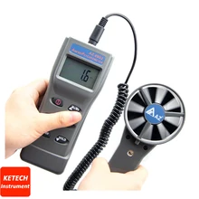 Портативный дистанционный вентилятор поток воздуха счетчик Анемометр AZ8911