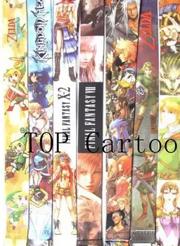 

Free Shipping 20 Pcs Popular Japanese Anime Key Chains Mobile Phone Neck Straps Keys Camera ID Card Lanyard T23