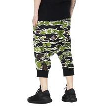 Хип-хоп камуфляжные мужские шорты с эластичной резинкой на талии длинные мужские шорты кэжуал Бодибилдинг Ropa Hombre летние мужские шорты для бега 60D0011