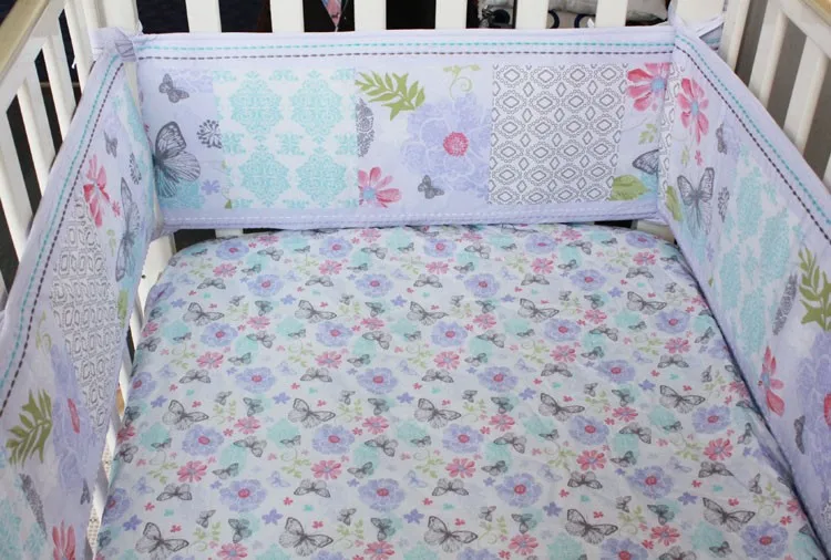 Промо-акция! 4 шт. вышитая детская люлька белье для детской кроватки, детское одеяло, включает в себя (бампер + одеяло + покрывало + юбка для