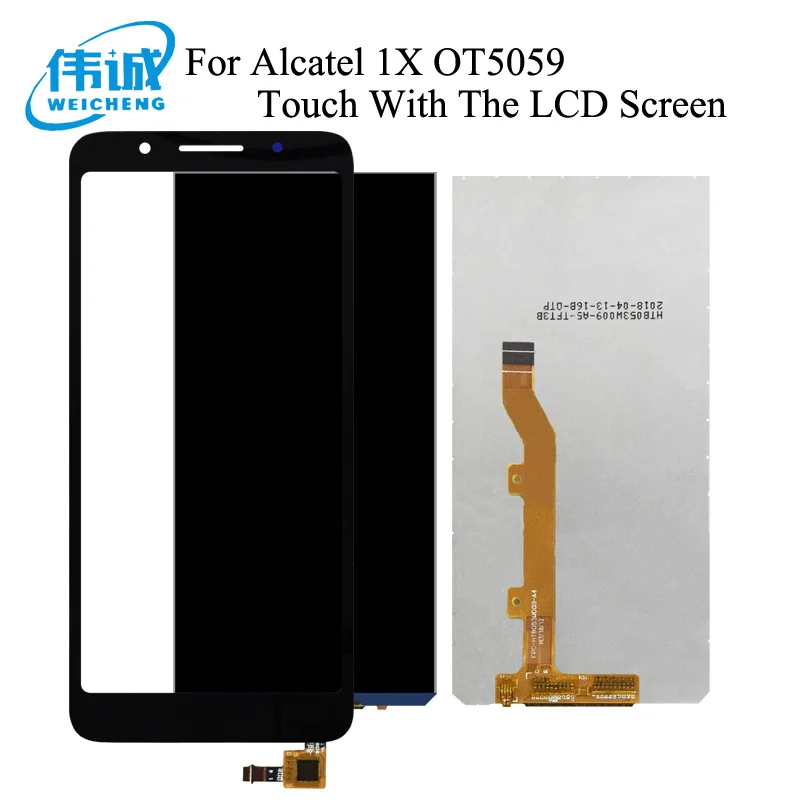 ЖК-экран с сенсорным экраном для Alcatel 1X 5059D 5059A 5059I 5059X 5059Y OT5059 сменный сенсорный