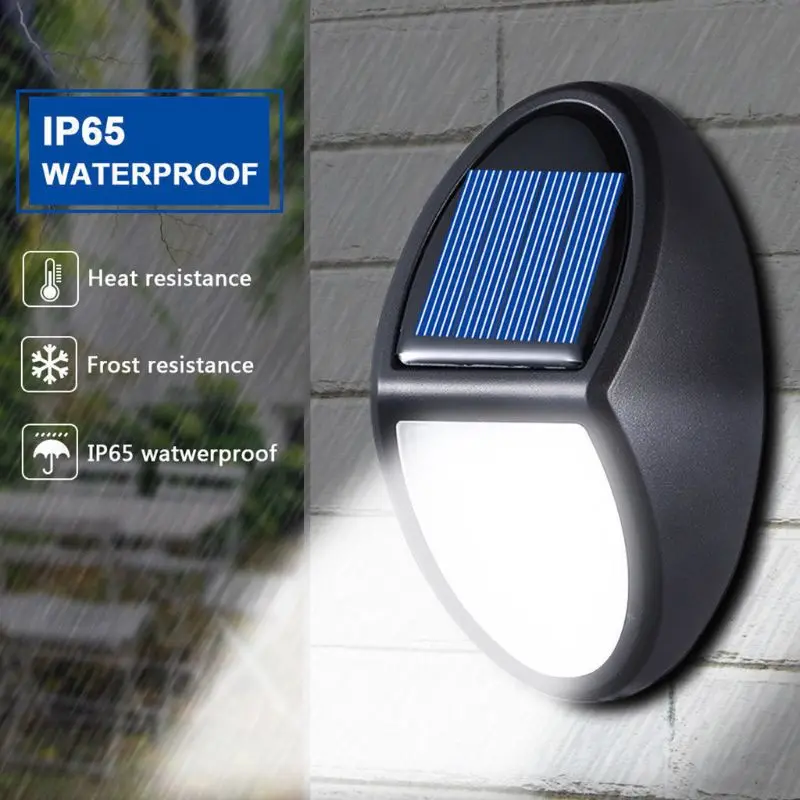 

IP65 Solar Powered Wall Lamp 10 LED Waterproof Landscape Light Outdoor Illumination With Intelligent Light Control