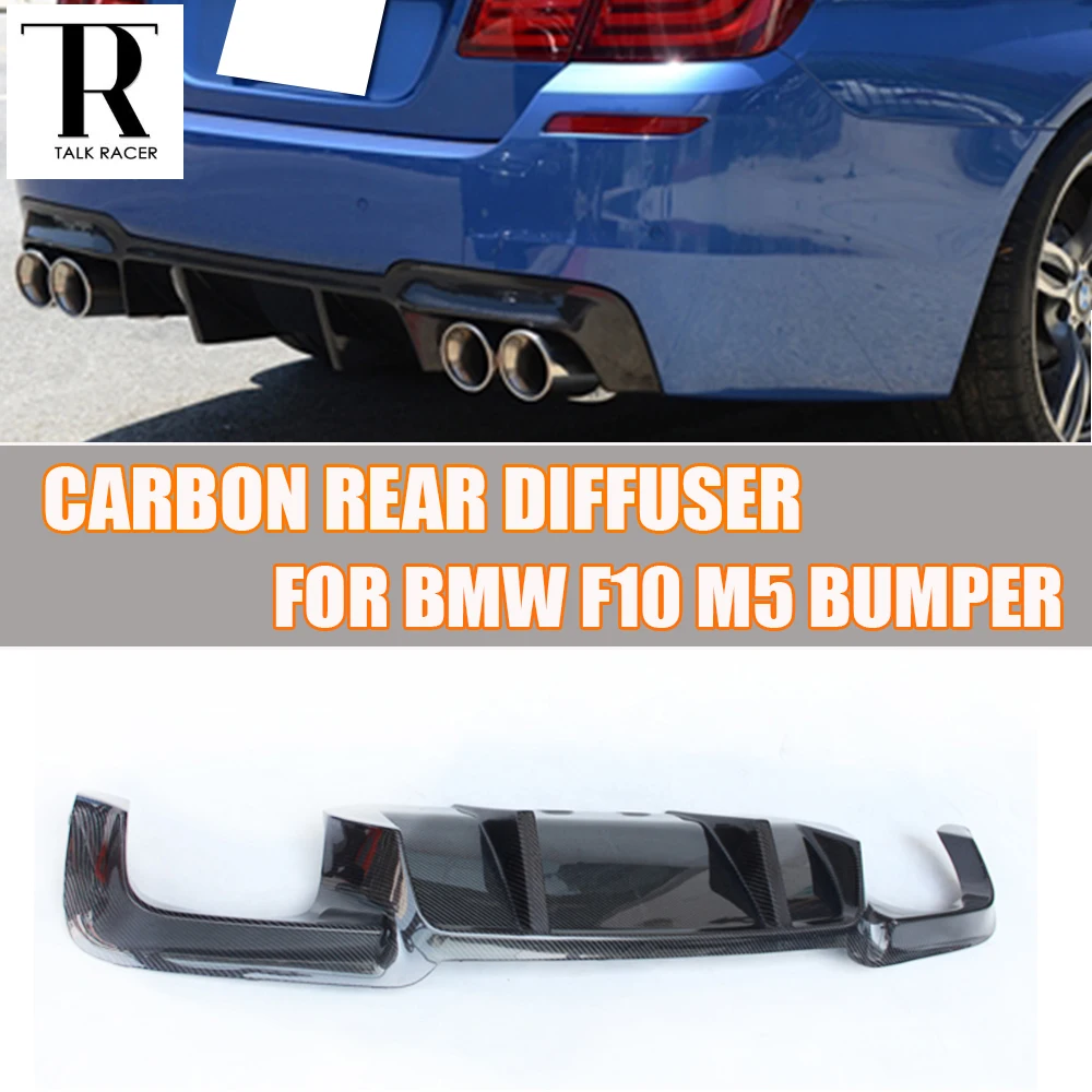 

F10 M5 Carbon Fiber Rear Bumper Spoiler Diffuser for BMW F10 M5 M Bumper 2010 - 2016 ( NOT fit M-tech M-sport Bumper )