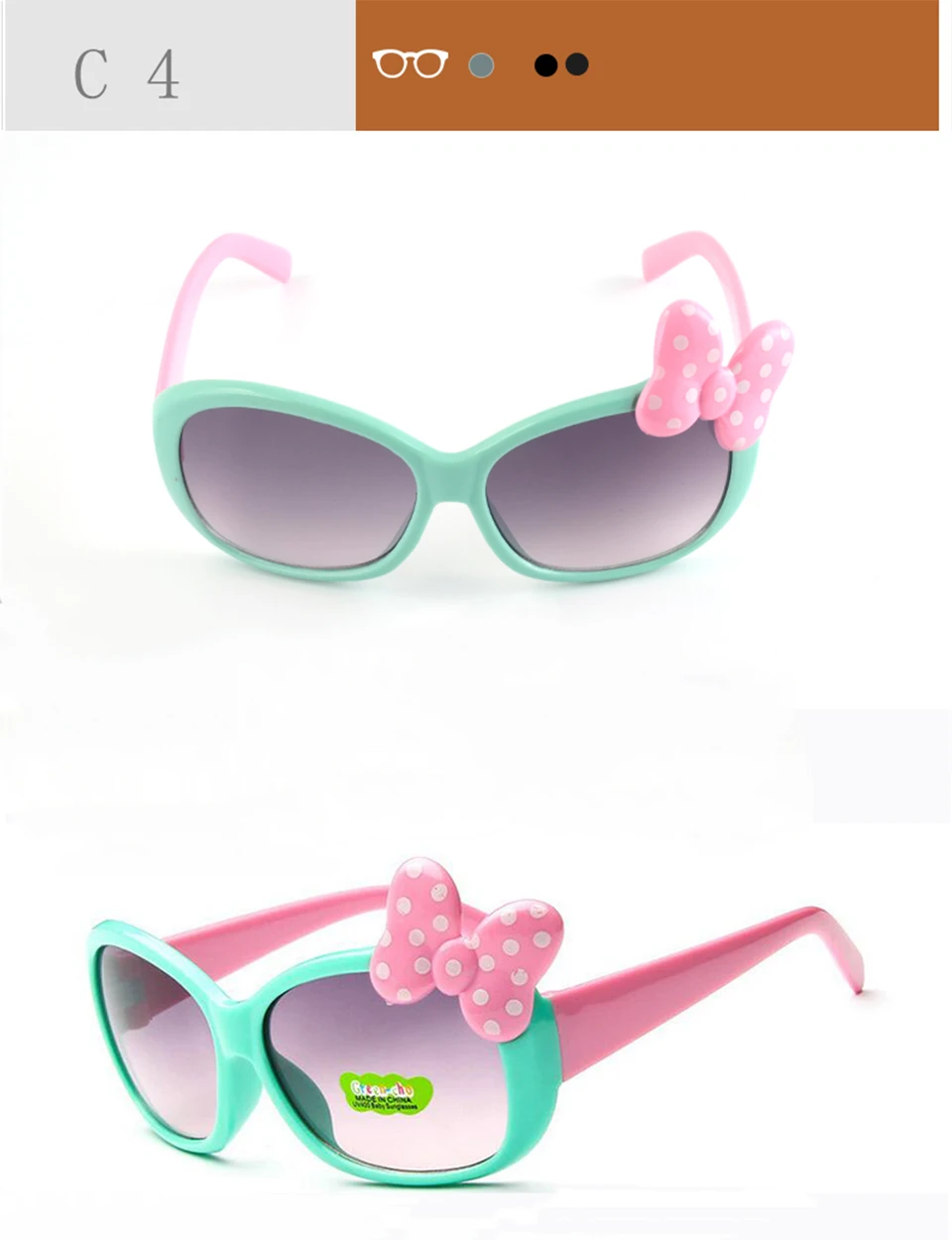 RHAMAI детские очки Любовь Сердце девушки очки детские летние UV400 пластиковые солнцезащитные очки для девочек