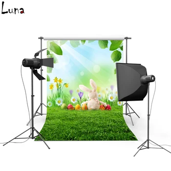 

MEHOFOTO Happy Easter Vinyl Photography Background For Newborn New Fabric Polyester Backdrop For Children photo studio Props 054