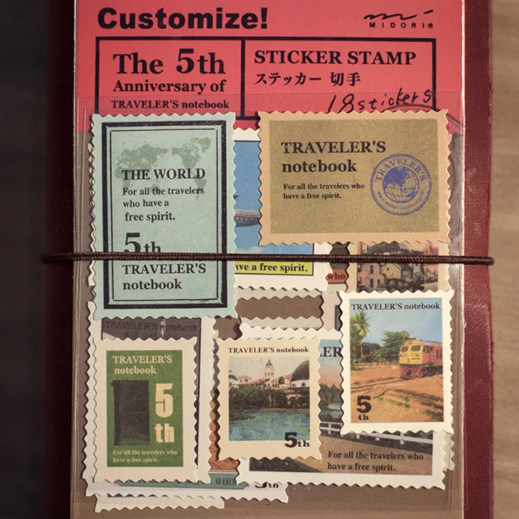 

Architecture Notebook Retro Travel Decorative Diary Sticker Scrapbook Decoration Stationery DIY Stickers School Office Supply