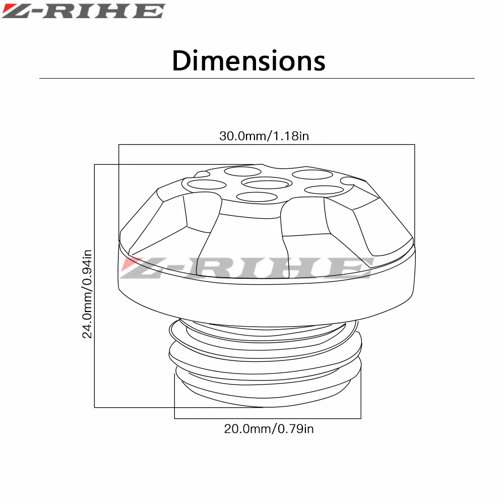 Motorcycle CNC magnetic engine oil cup M20*2.5 for honda CRF230L CRF230M CB1000R Ducati HYPERMOTARD YAMAHA T MAX500-in Covers & Ornamental Mouldings from ...
