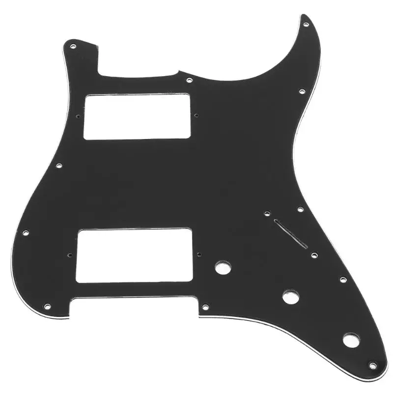 1 шт. 3ply Strat Pickguard с HH макетом электрогитары части панели музыкальный инструмент части Аксессуары для гитары