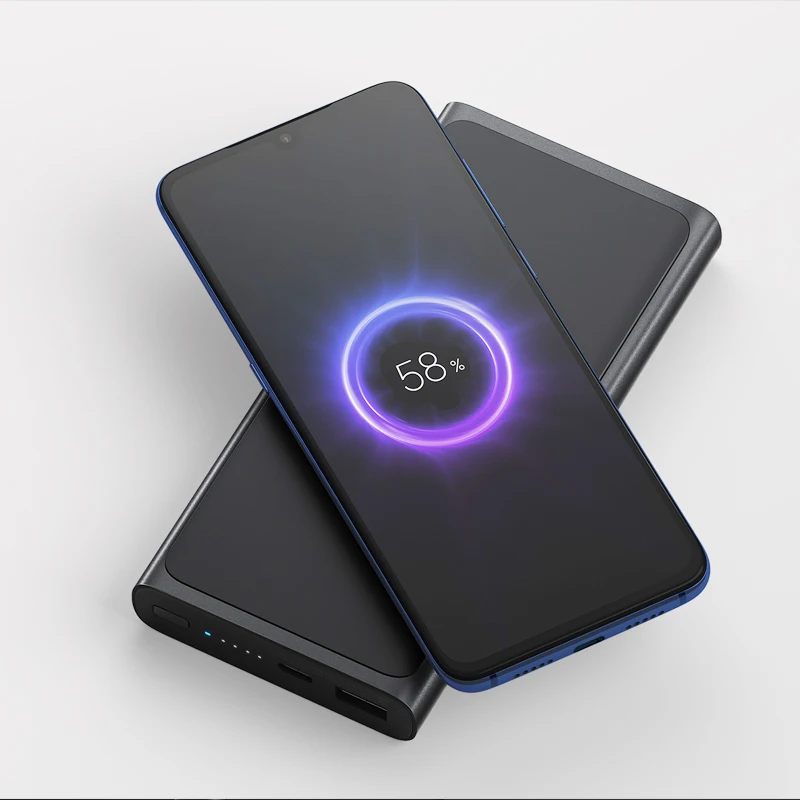 Xiaomi Power bank Mi Беспроводной внешний аккумулятор 10000 мАч Быстрое беспроводное