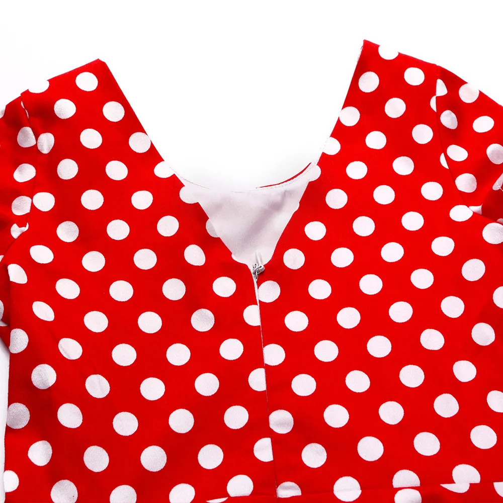 Classy Audrey 1950s Vintage Retro Cotton Girls Dress Dots Summer Elegant Kids Princess Dress Girls Wedding Party Dresses Costume