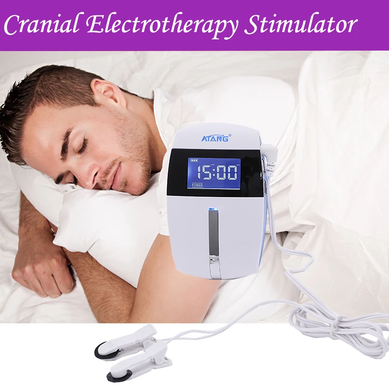 

ATANG Cranial Electrotherapy Stimulator Therapy Sleep Aid Machine Physiotherapy Insomnia Anxiety Depression Migraine Device