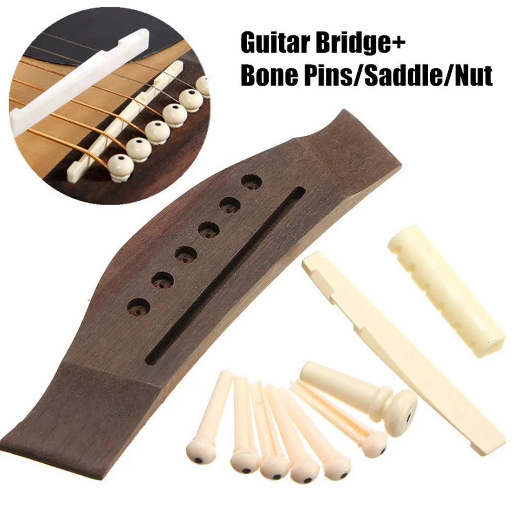 комплектующие для гитары. Alice ao-020hv3p. струнодержатель для акустической гитары трапеция хром. запчасти для гитары. металлический струнодержатель для акустической гитары.