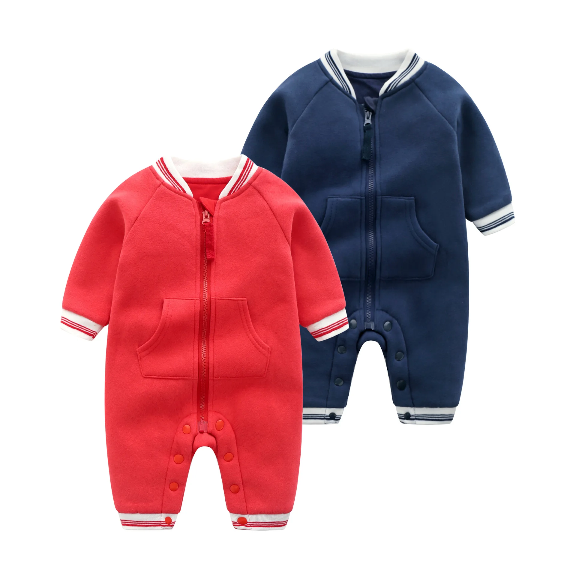 

Orangemom Offical Store Newborn Baby Baseball Sweater Infant Baby Long Sleeved Clothing Baby Boys Rompers Climbing Jumpsuit Out
