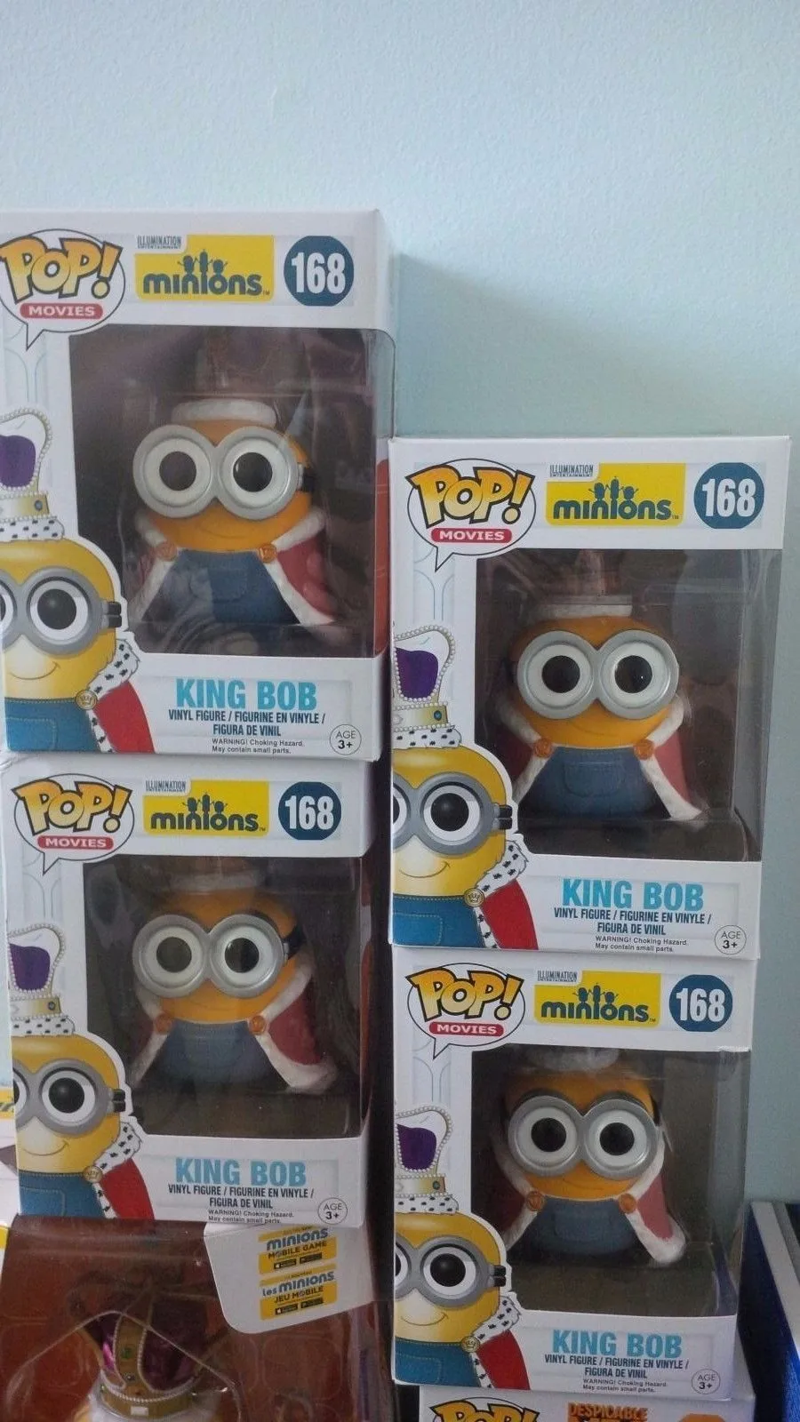 funko pop minion king bob