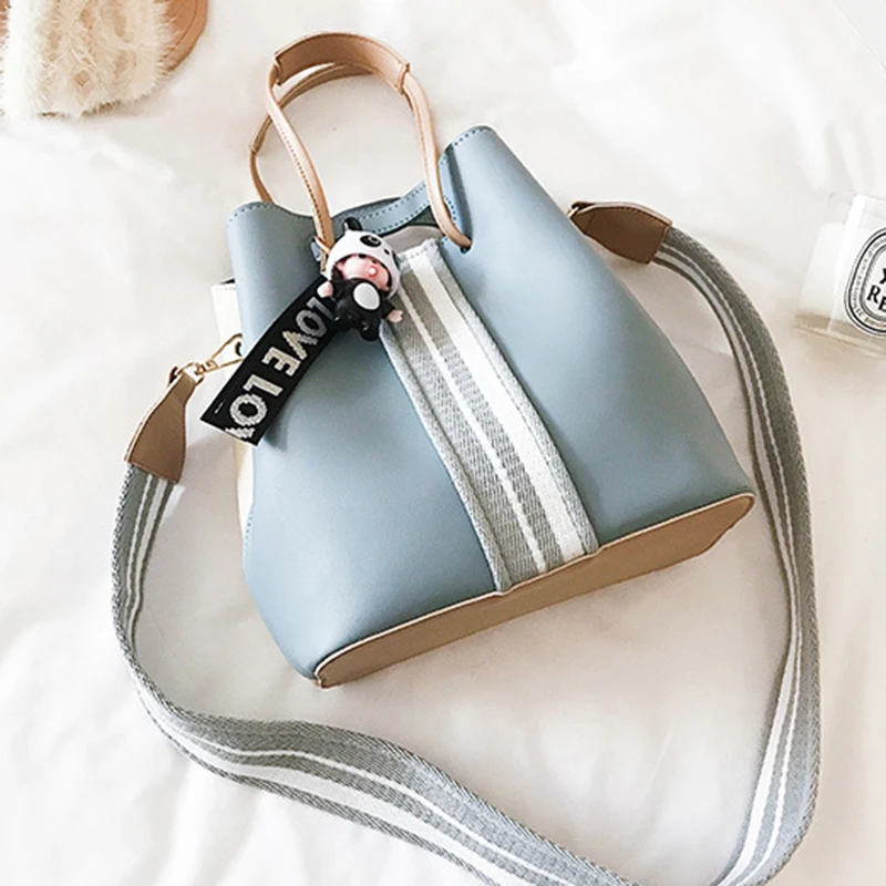 Women Bucket Handbag Female Cartoon Messenger Shoulder Bag Ladies Fashion Crossbody Bags Multiple Matching Styles Tote SS7208 (25)
