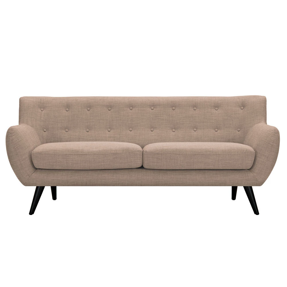 Light Sand Ida Sofa -  Black