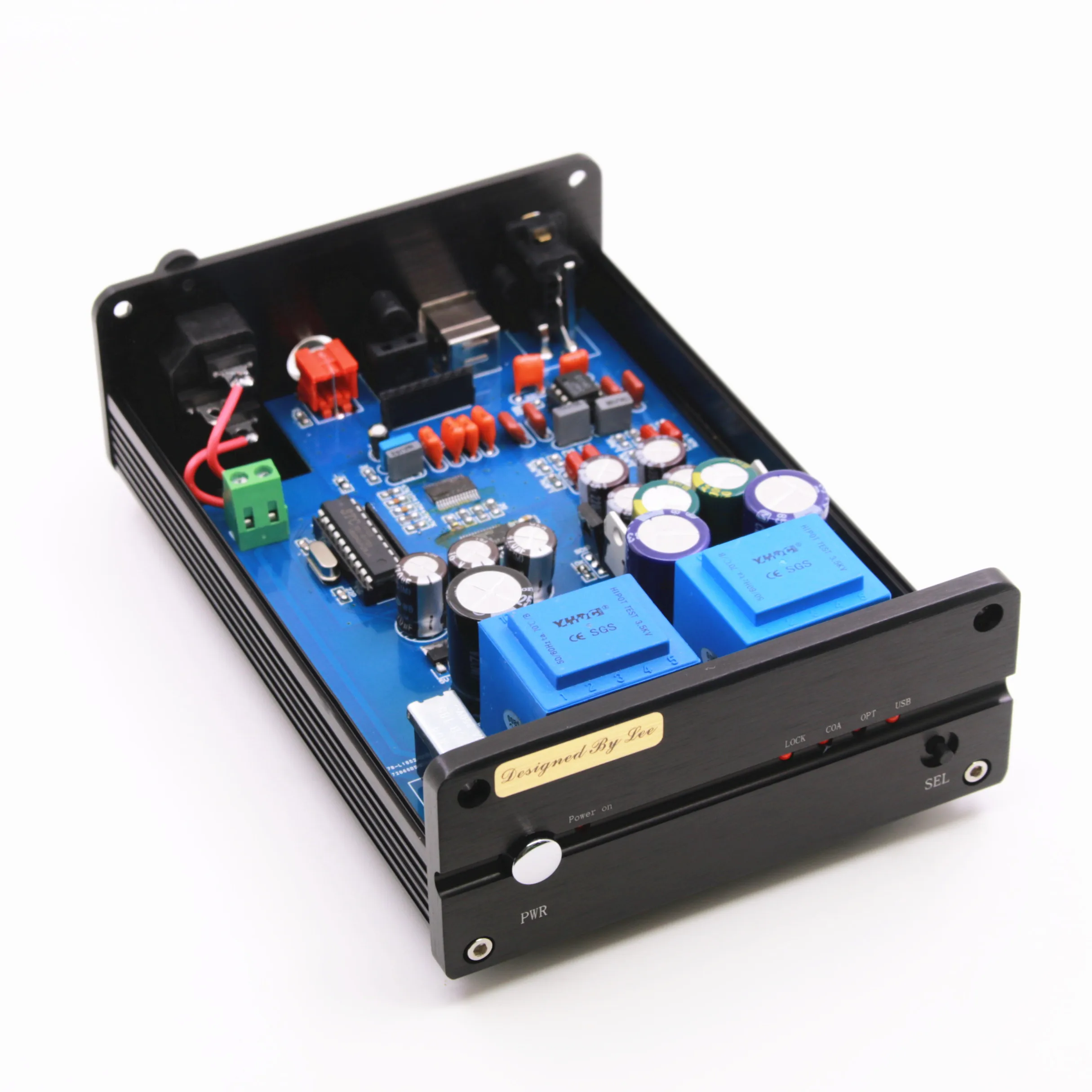 Новый AD1852 24 бит 192k мягкое управление HiFiDAC Декодер коаксиальный Оптический