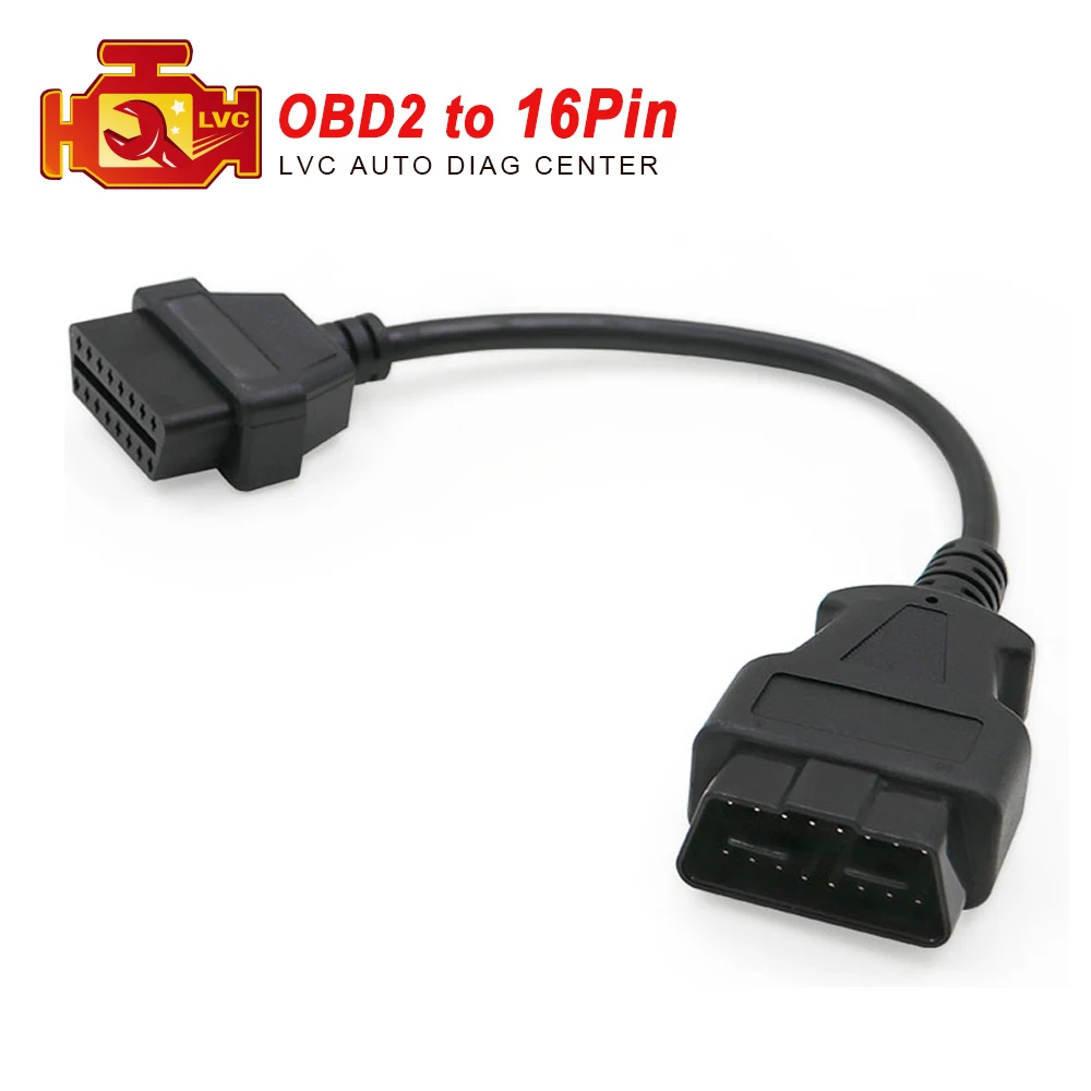 Для ELM327 OBD2 16Pin Штекерный кабель удлинитель адаптер автомобильный