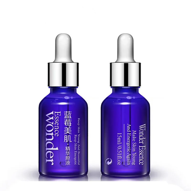 

BIOAQUA 15ml Blueberry Hyaluronic Acid Liquid Face Care Anti Wrinkle Anti Aging Plant Essence Whitening Moisturizing Oil