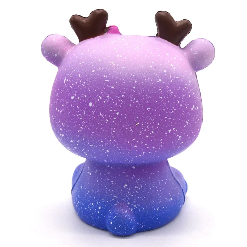 1 шт. 11 см Galaxy милый олень крем Ароматические Squishy замедлить рост сжатие ремень Дети игрушка в подарок Деревянные игрушки для детская A1