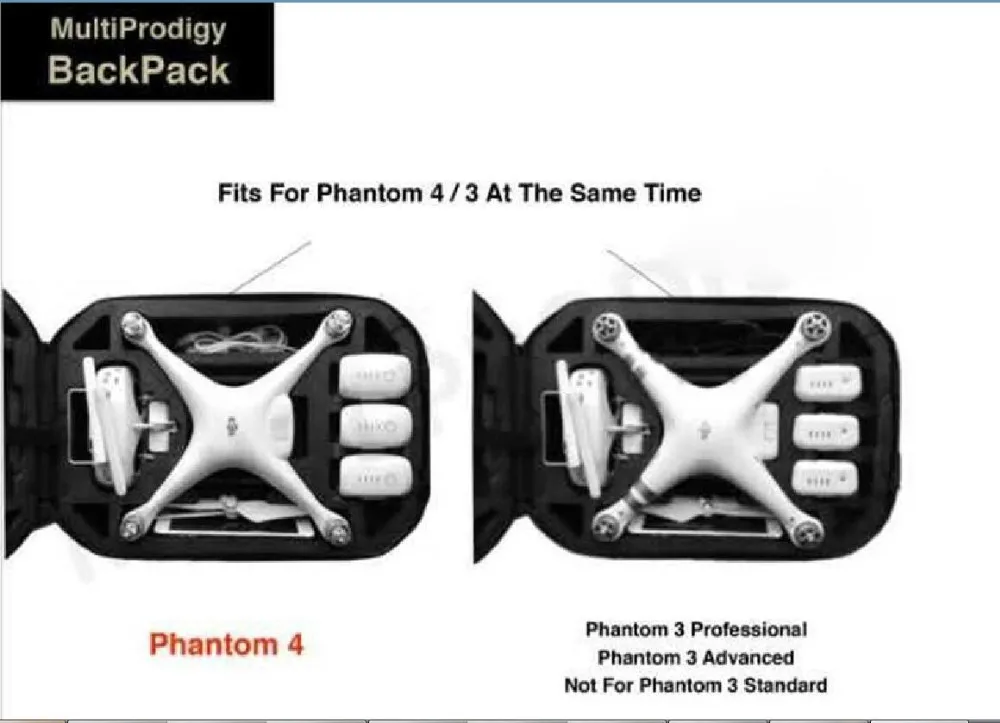 Metal Color DJI Phantom 4 DJI PHANTOM 3 Hardshell Bag Backpack Shoulder Carry Case Waterproof For DJI Phantom 3 4 Rc Quadcopter