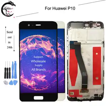 

5.1" New LCD With Frame For Huawei P10 LCD Display Screen Touch Panel Digitizer Assembly for Huawei P10 P 10 LCD Replacement