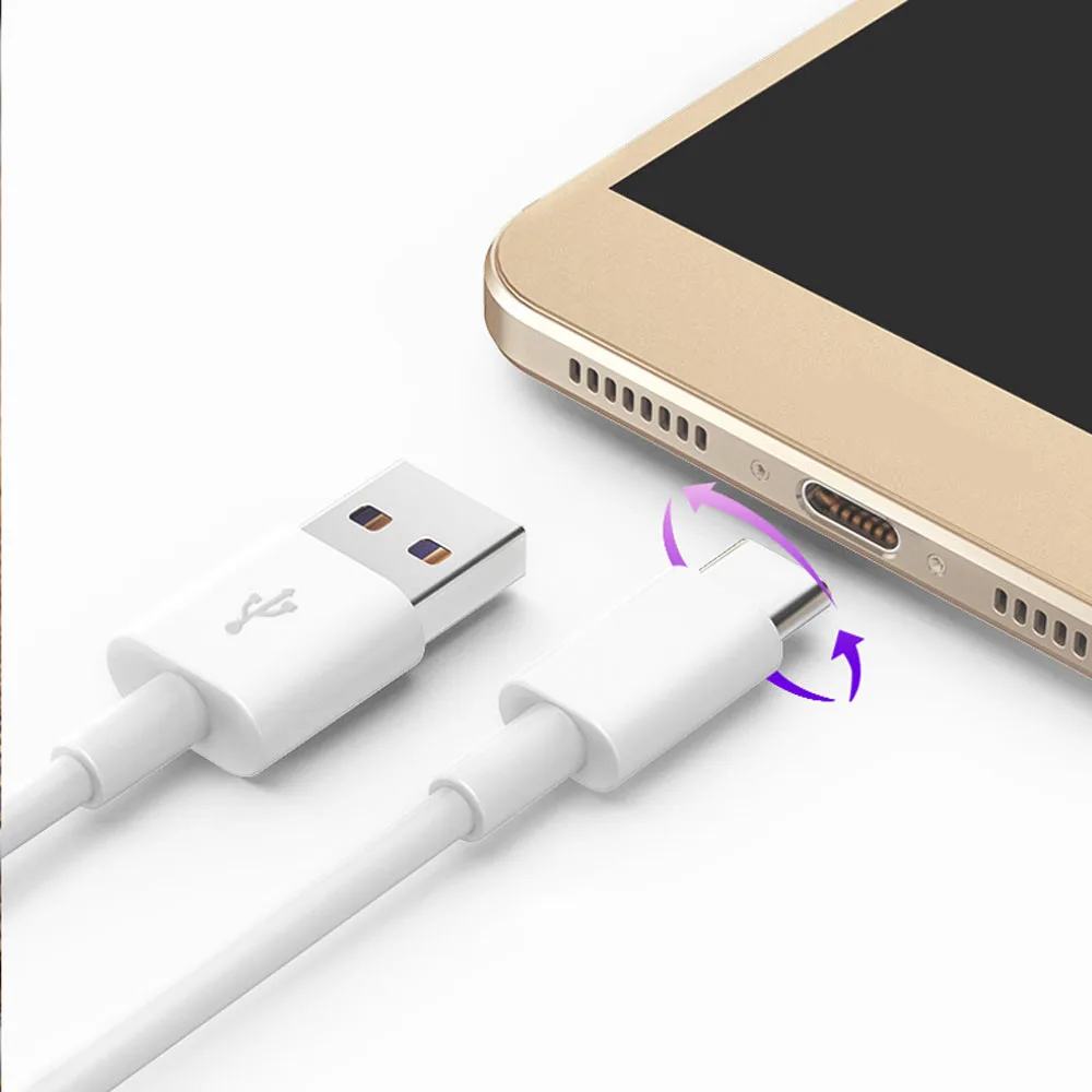 Fast Charging USB Type C Cable 2.0A Smartphone Android Data Sync Transfer Charger Nylon Cord for Samsung Galaxy Note S9 S8 Plus