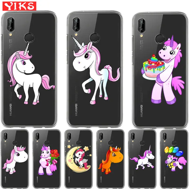 

Luxury Animal cute unicorn For Huawei P20 P10 P9 P8 Lite 2017 Mate 10 9 Lite Pro Plus Cover Case Pattern Coque Etui Fundas