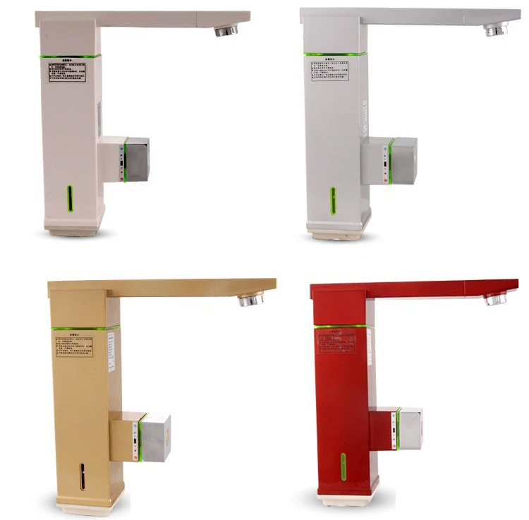 

Water Heater Deck Mounted Fast Heater Electric Faucets, ABS Cover, Electric Lavatory Faucets, Power 3000W, 220V, Bathroom Taps