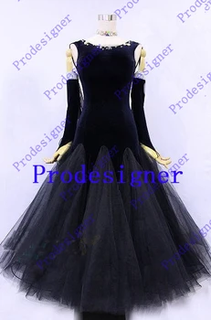 

ballroom dance dress Ballroom dancewear dancing costumes long sleeves for competition women ballroom dancing Prodesigner