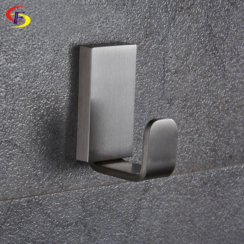 OFYAGE Wall Mounted Stainless Steel Brushed Bathroom Robe Hook Bed Room