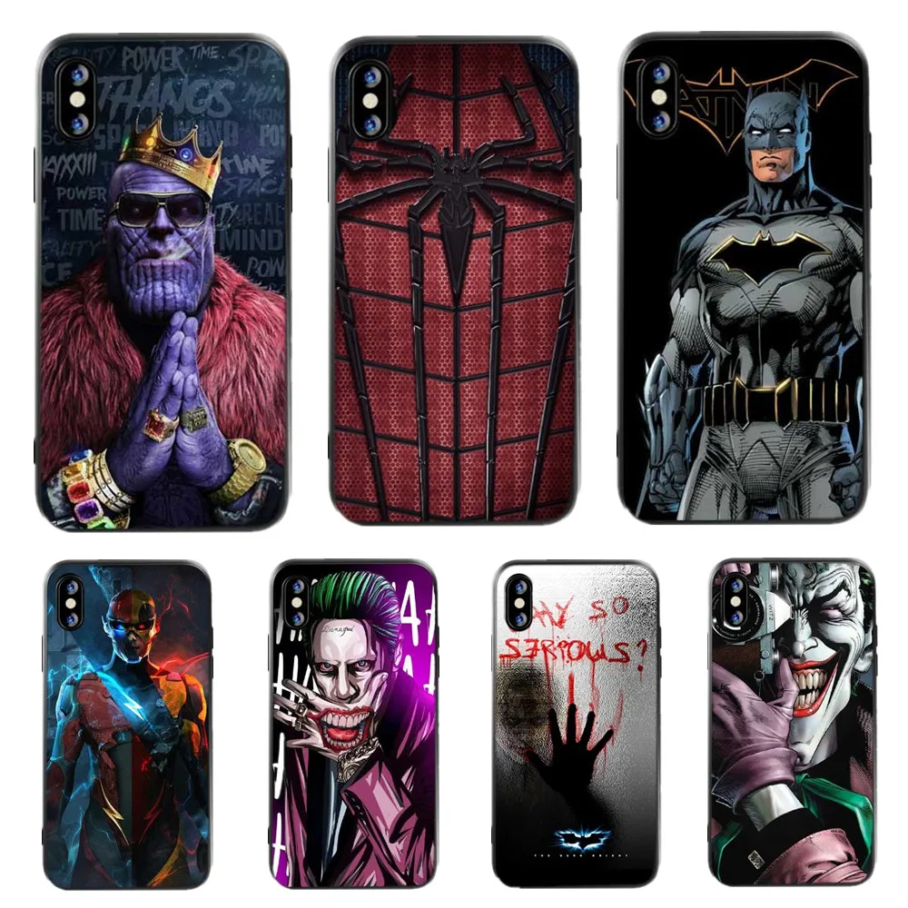Deadpool and Stitch Suicide Squad Joker Marvel Black