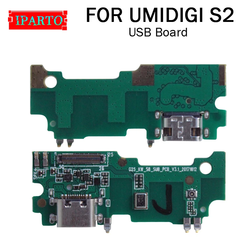 UMIDIGI S2 Плата usb 100% оригинал новый сенсорный дигитайзер для зарядная плата с входом