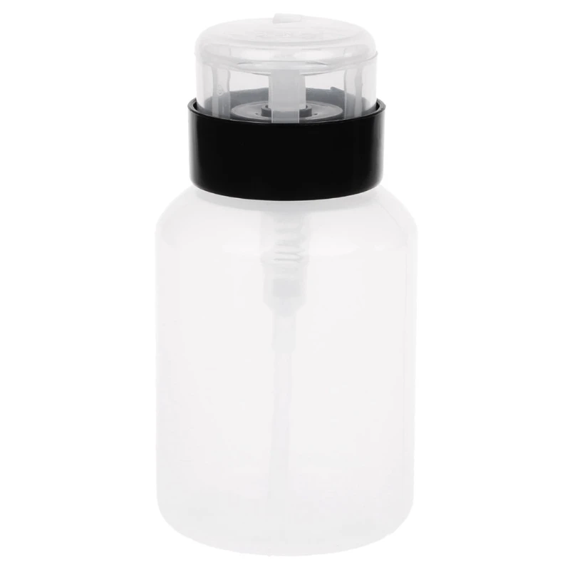 

Nail Art Equipment 250ml Nail Art Polish Pump Dispenser Empty Bottle Container For Cleaning Remover
