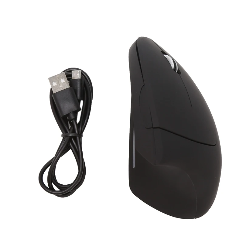 

3200 DPI Breathing LED Light Laser Ergonomic Vertical Optical Wireless Mouse