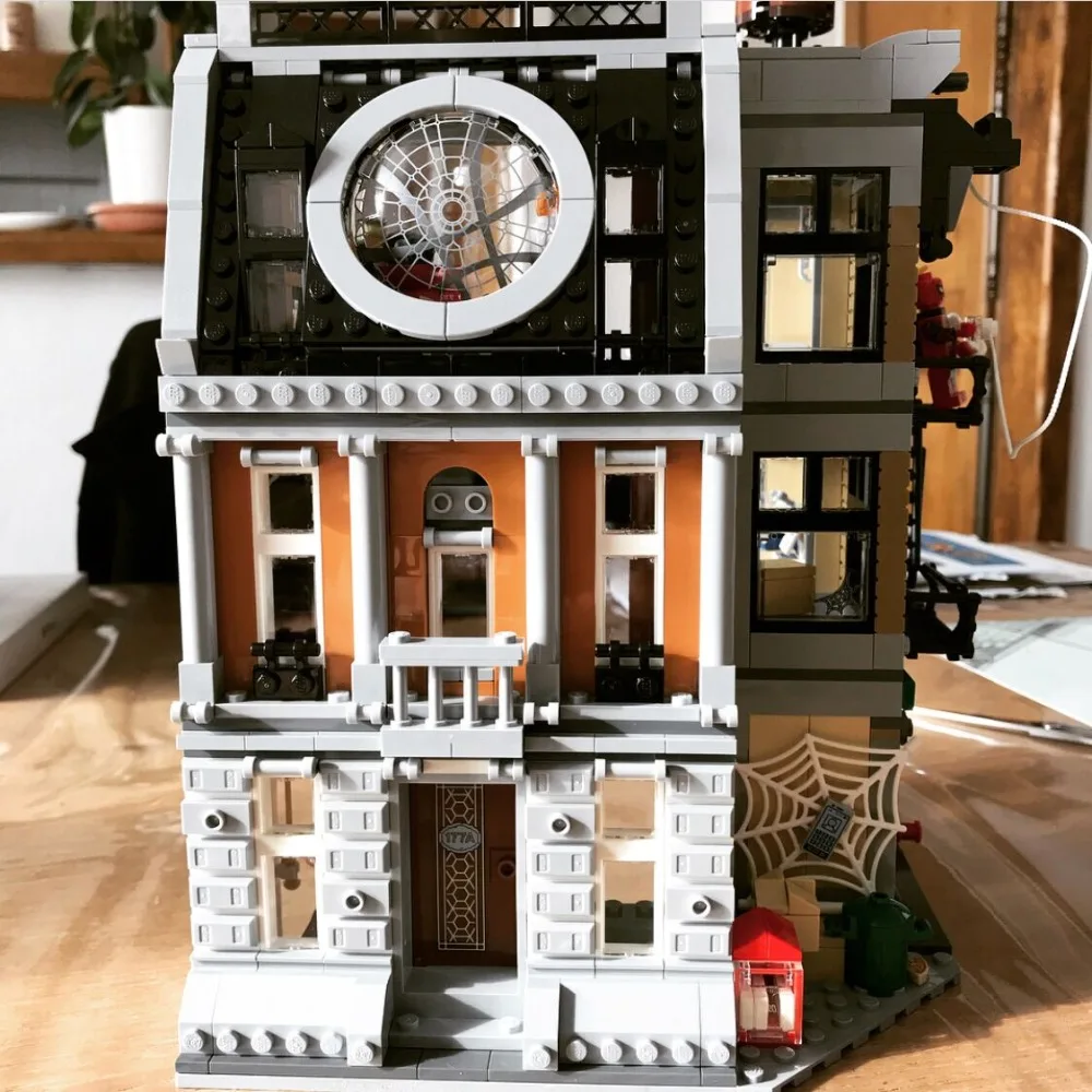 10840 Marvel Мстители Бесконечность войны Sanctum Sanctorum разборки строительные блоки игрушки совместимы с танос 76108
