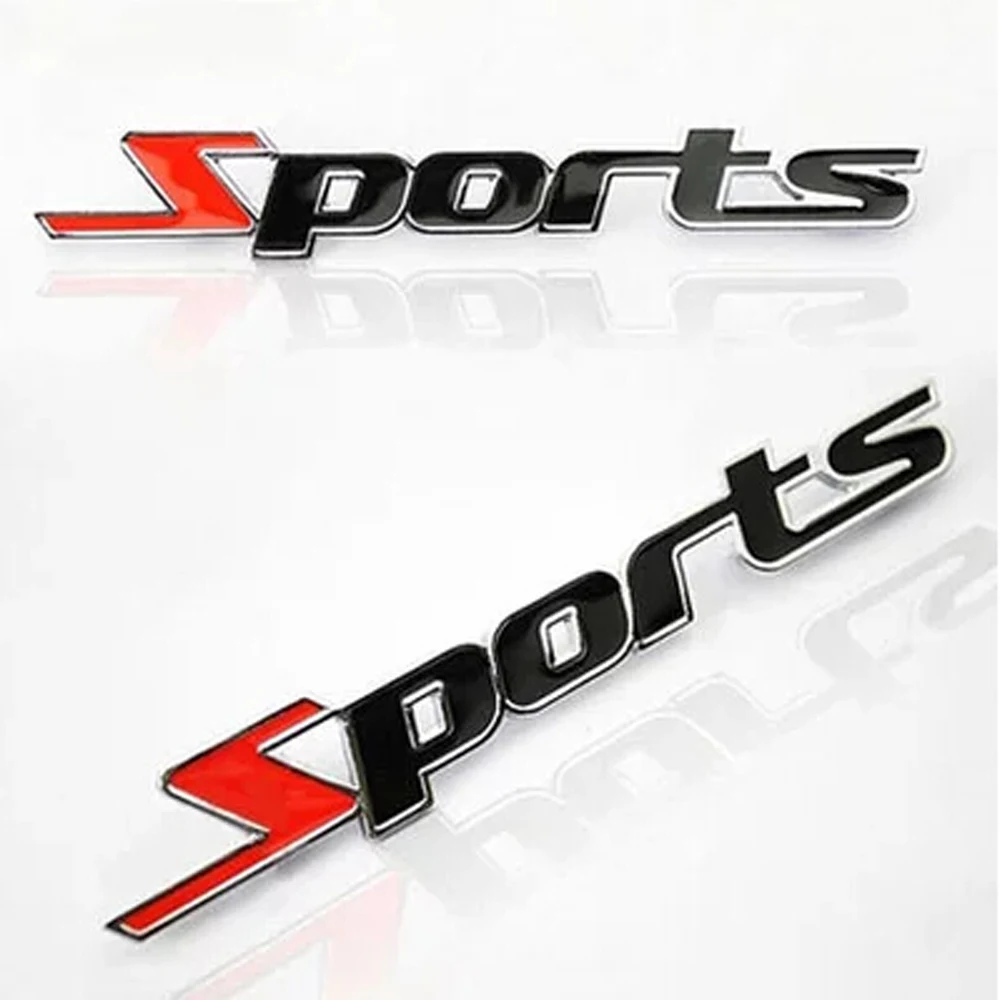 Автомобильный Стайлинг 3D металлические спортивные наклейки аксессуары для punto