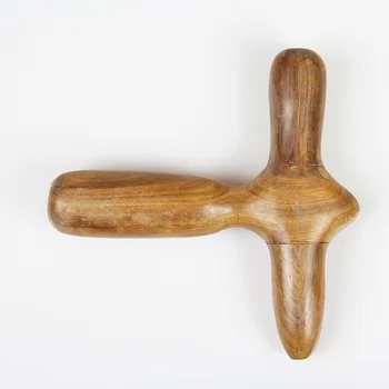 

Wood Hand Foot Leg Body Massage Acupuncture Acupoint Stick Cross Hammer Health Care Tool SN-Hot