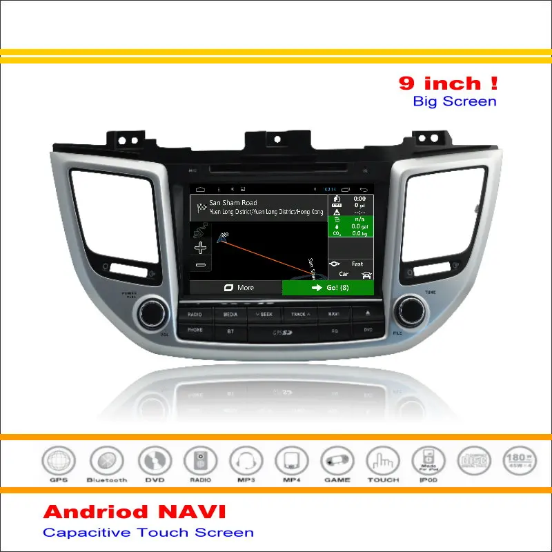 Car Android Media Navigation System For Hyundai IX35 Tucson 2015 2016 Radio Stereo Audio Video Multimedia