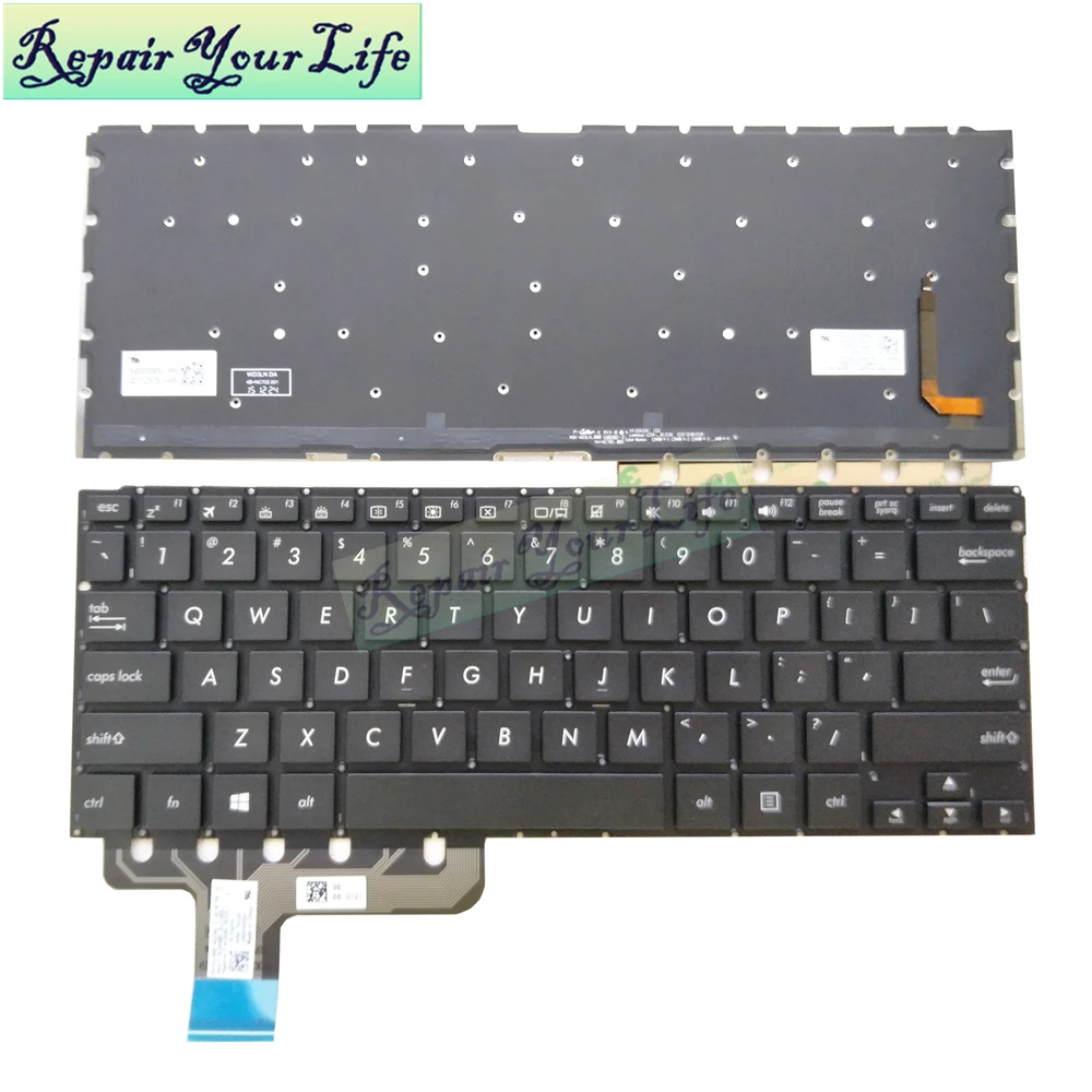 

Repair You Life laptop keyboard for Asus T300CHI T300 chi US standard keyboard with backlit new