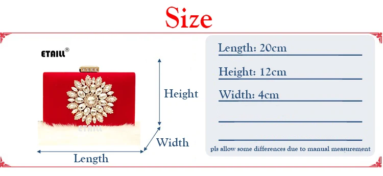Ladies Satin Clutch Handbag Women Evening Bag Bridal Wedding Party