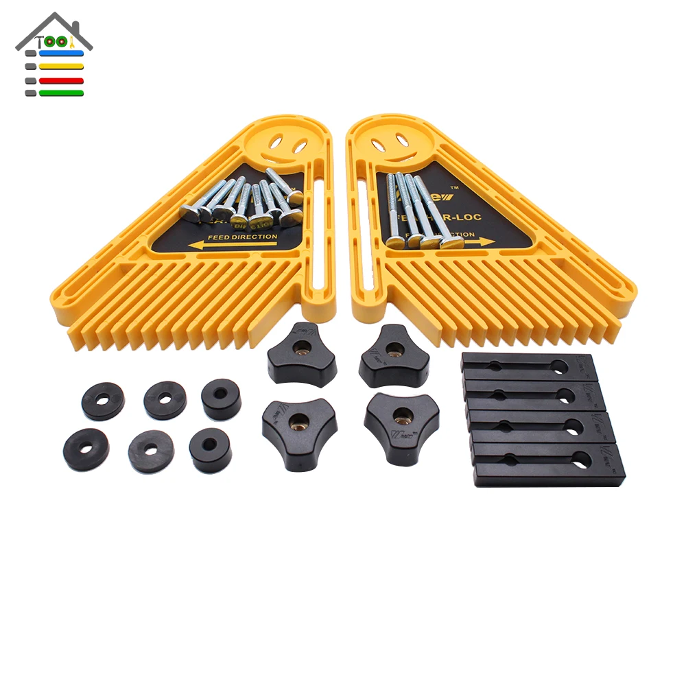 1 Pair Multi-purpose Double Feather board Loc Boards Table Saws DIY tools Set
