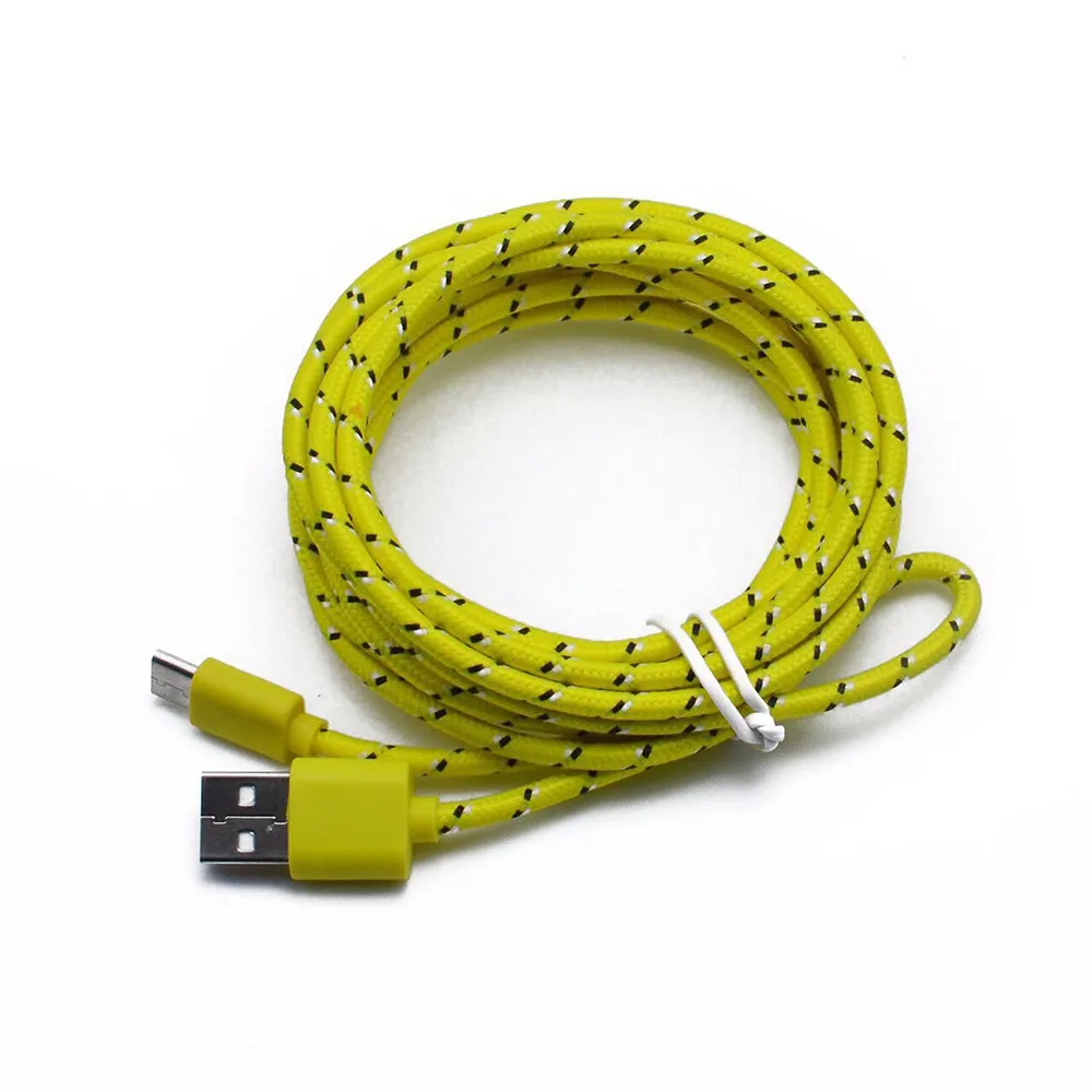 

Nylon Braided Micro1M USB Type C Cable Data USB 2.0 to USB Type-C Fast Charging & Sync For Android Phone Fast Data CableY30