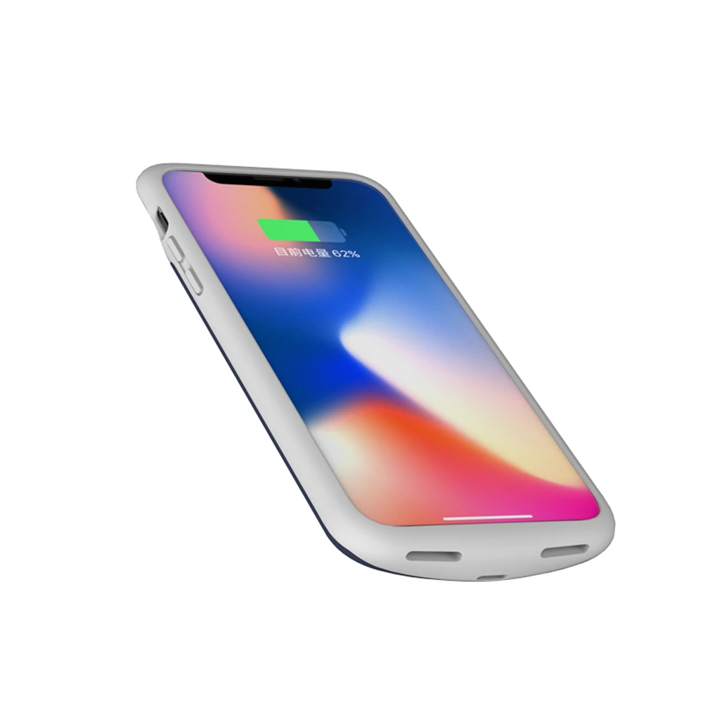 NTSPACE 4000mAh Ультратонкий силиконовый противоударный чехол для батареи для iPhone XS X power Bank чехол внешний аккумулятор резервного копирования зарядное устройство чехол