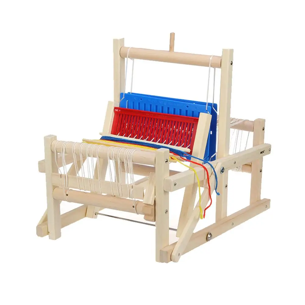 

Children's wooden loom toys children's handmade DIY woven toy loom Early Education toy