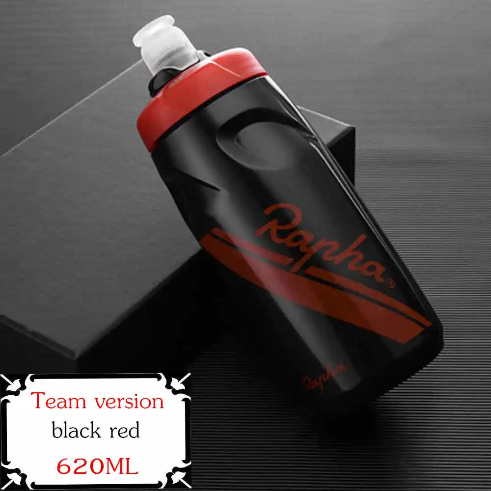 Rapha спортивные велосипедные бутылки 620 мл 750 мл ультралегкие велосипедные бутылки для воды на открытом воздухе велосипедные бутылки - Цвет: black red