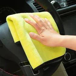30*40 см полотенца для мытья машины Автомойка уход, полировка плюшевые микрофибры чистки автомобиля стирка, сушка Полотенца сильный из